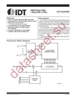 MC68332AMEH20 datasheet  